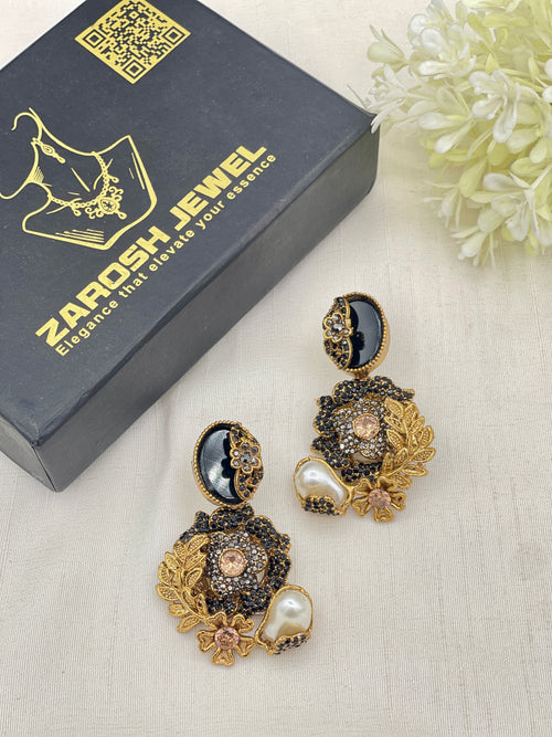 Shop the Hajira Traditional Earring from Zarosh Jewel