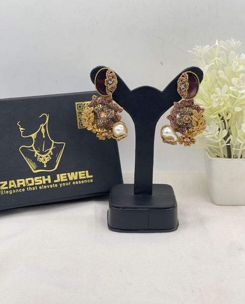 Shop the Hajira Traditional Earring from Zarosh Jewel