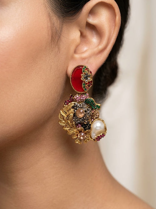 Shop the Hajira Traditional Earring from Zarosh Jewel