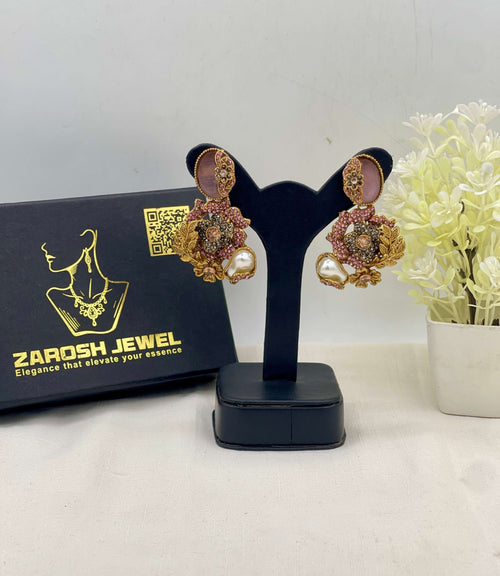 Shop the Hajira Traditional Earring from Zarosh Jewel