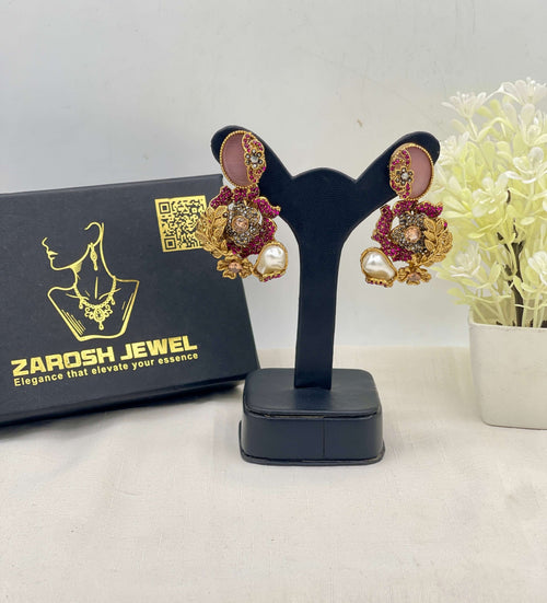 Shop the Hajira Traditional Earring from Zarosh Jewel