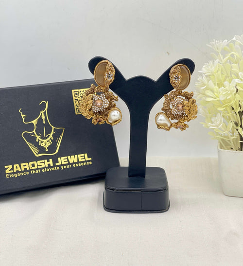 Shop the Hajira Traditional Earring from Zarosh Jewel
