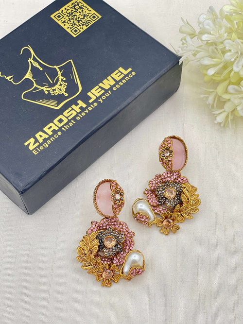 Shop the Hajira Traditional Earring from Zarosh Jewel