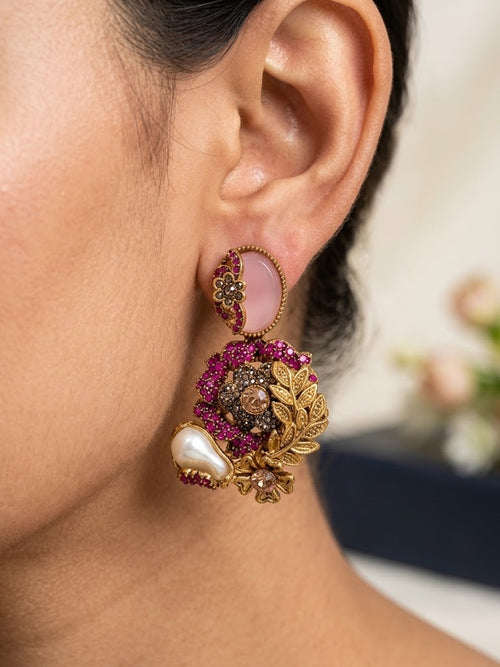 Shop the Hajira Traditional Earring from Zarosh Jewel
