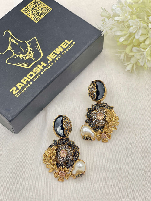 Shop the Hajira Traditional Earring from Zarosh Jewel