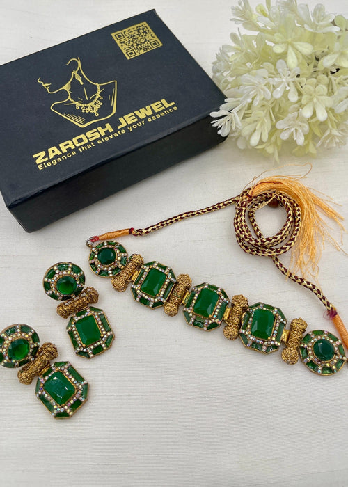 Shop the Hala Heritage Choker Set from Zarosh Jewel