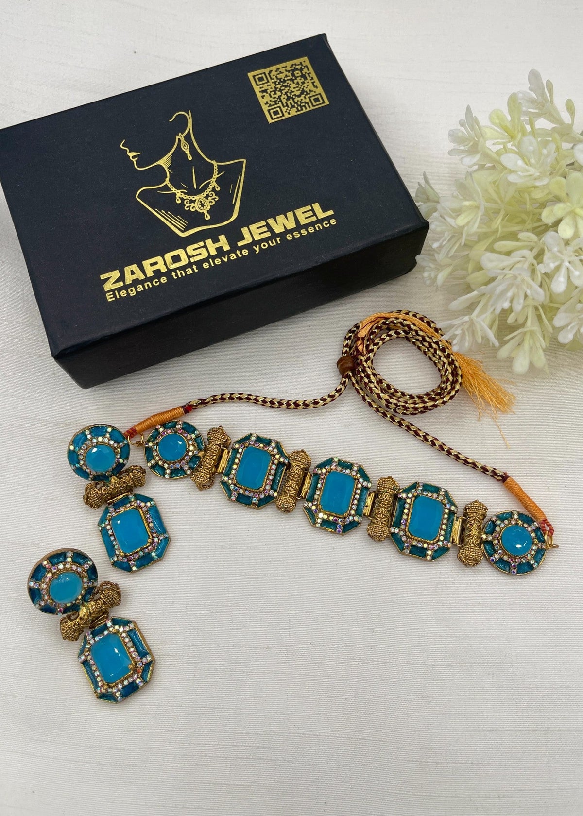 Shop the Hala Heritage Choker Set from Zarosh Jewel