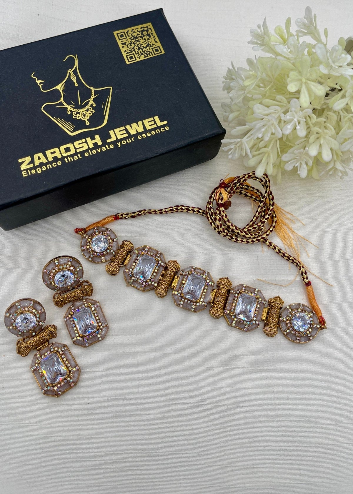 Shop the Hala Heritage Choker Set from Zarosh Jewel