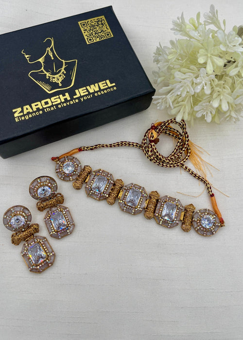Shop the Hala Heritage Choker Set from Zarosh Jewel
