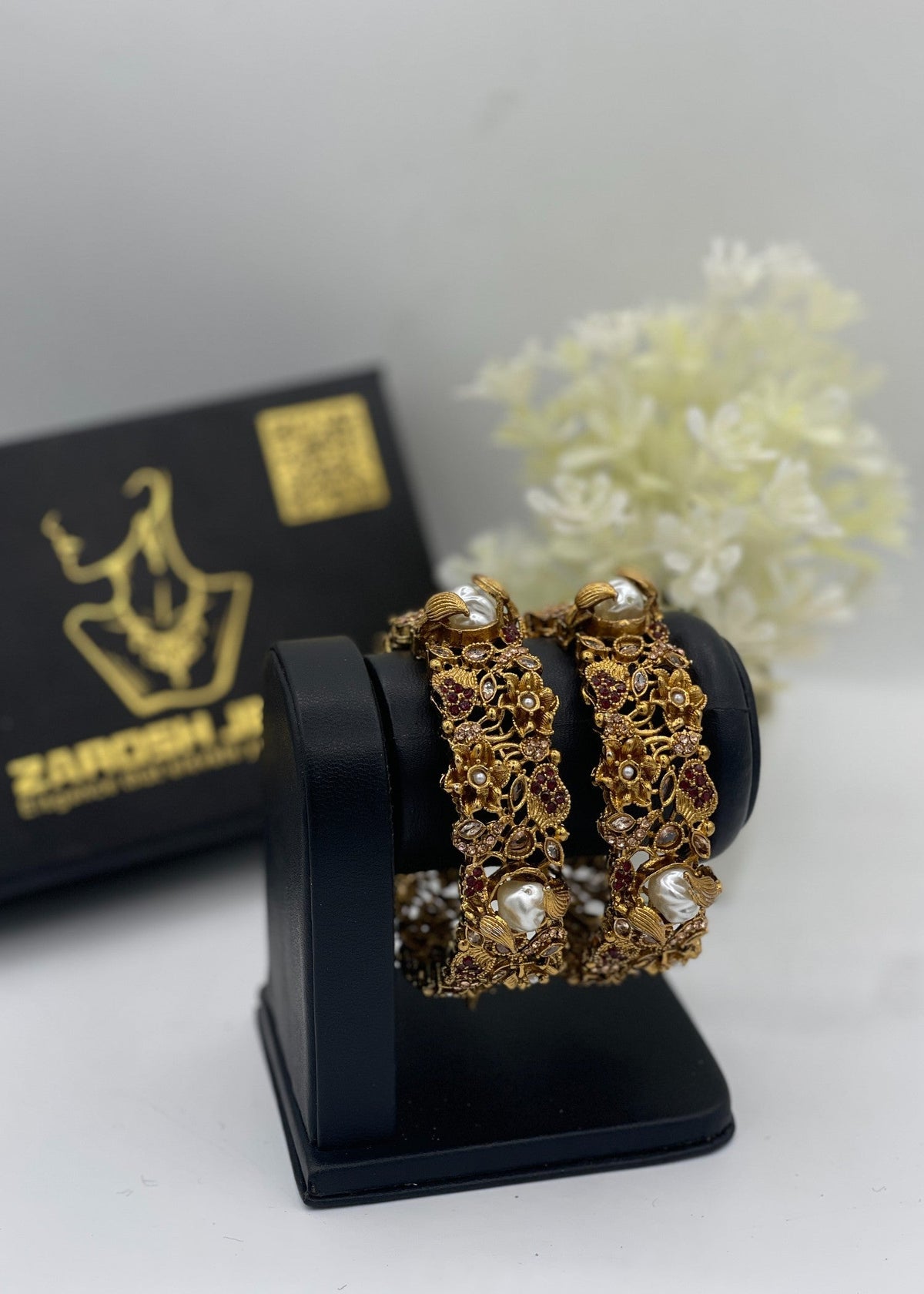 Shop the Hamsini Openable Bangles from Zarosh Jewel