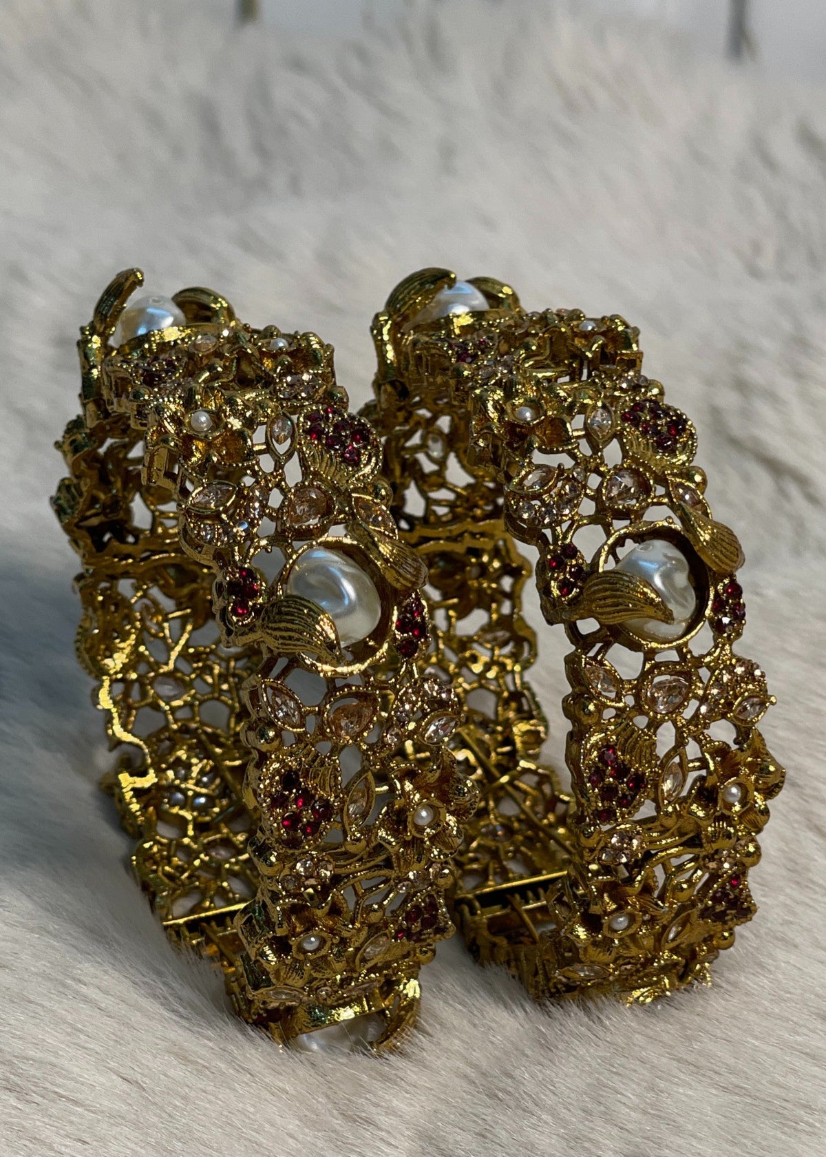 Shop the Hamsini Openable Bangles from Zarosh Jewel