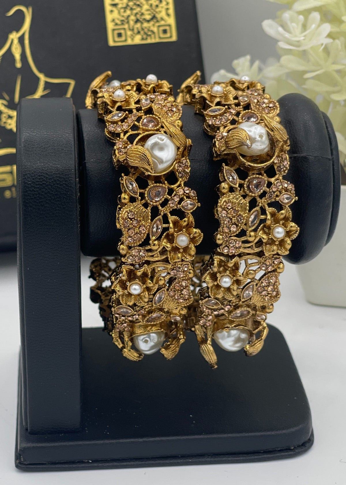 Shop the Hamsini Openable Bangles from Zarosh Jewel