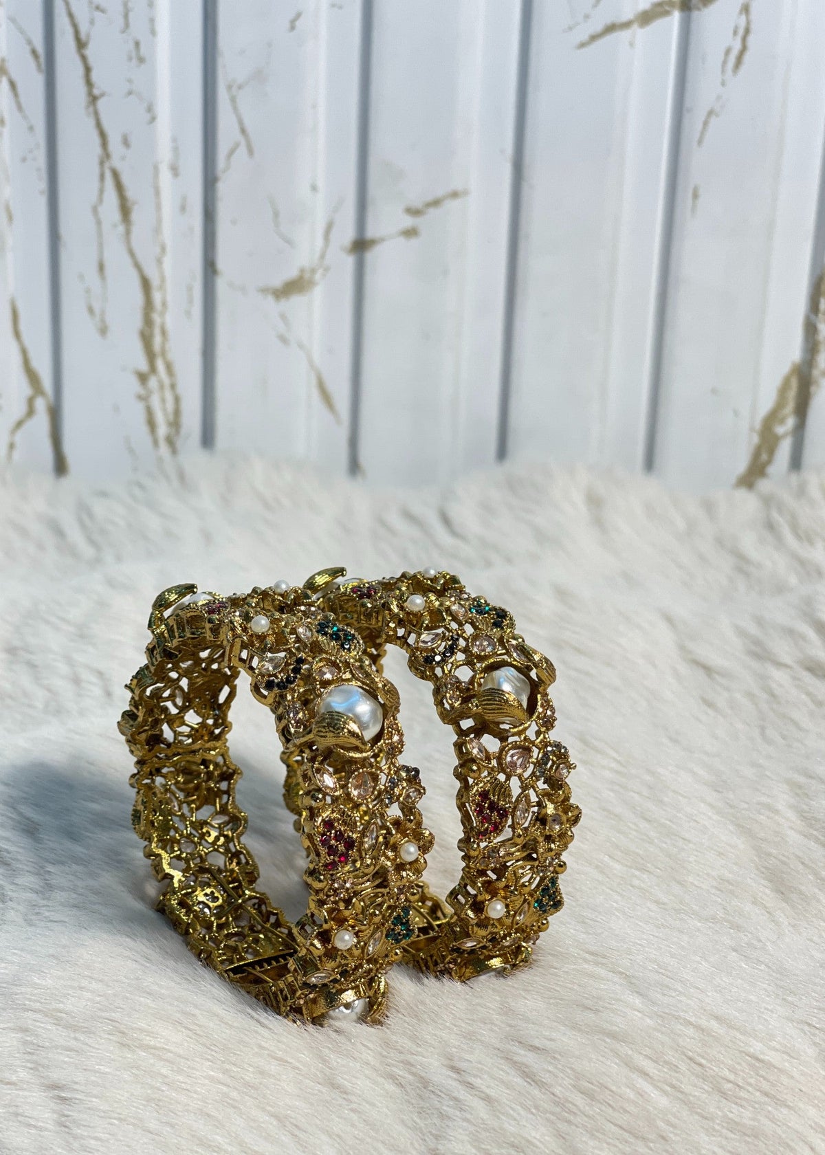 Shop the Hamsini Openable Bangles from Zarosh Jewel