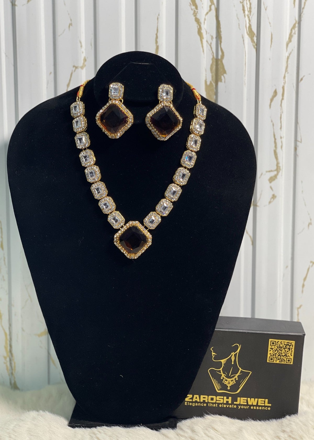 Shop the Hana Necklace Set from Zarosh Jewel