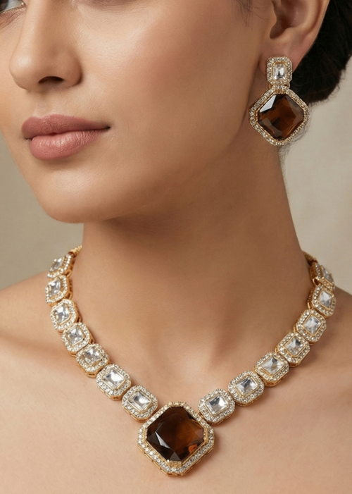 Shop the Hana Necklace Set from Zarosh Jewel
