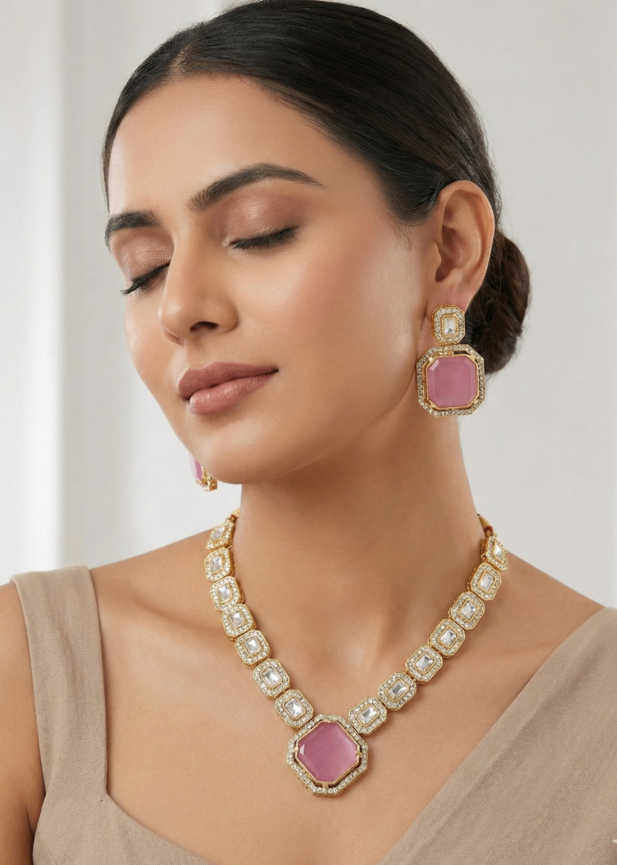 Shop the Hana Necklace Set from Zarosh Jewel