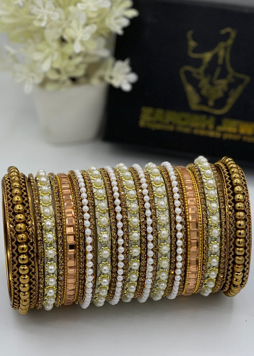 Shop the Hanan Bangle Set from Zarosh Jewel