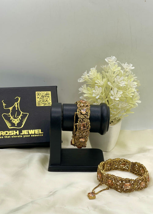 Shop the Hawra Adjustable Bangle from Zarosh Jewel