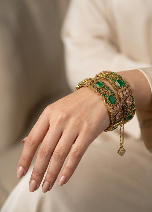 Shop the Hawra Adjustable Bangle from Zarosh Jewel