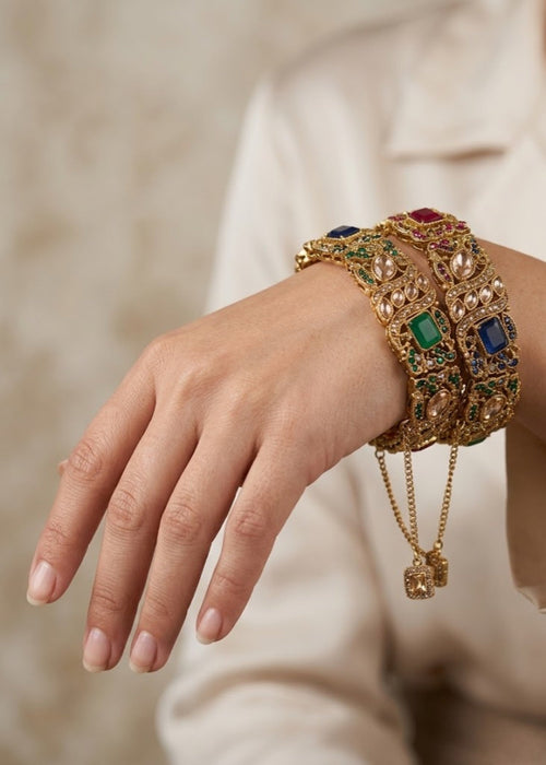 Shop the Hawra Adjustable Bangle from Zarosh Jewel