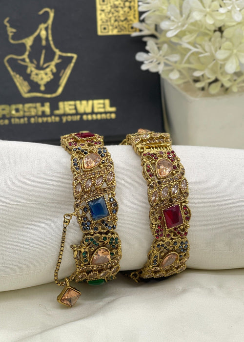 Shop the Hawra Adjustable Bangle from Zarosh Jewel