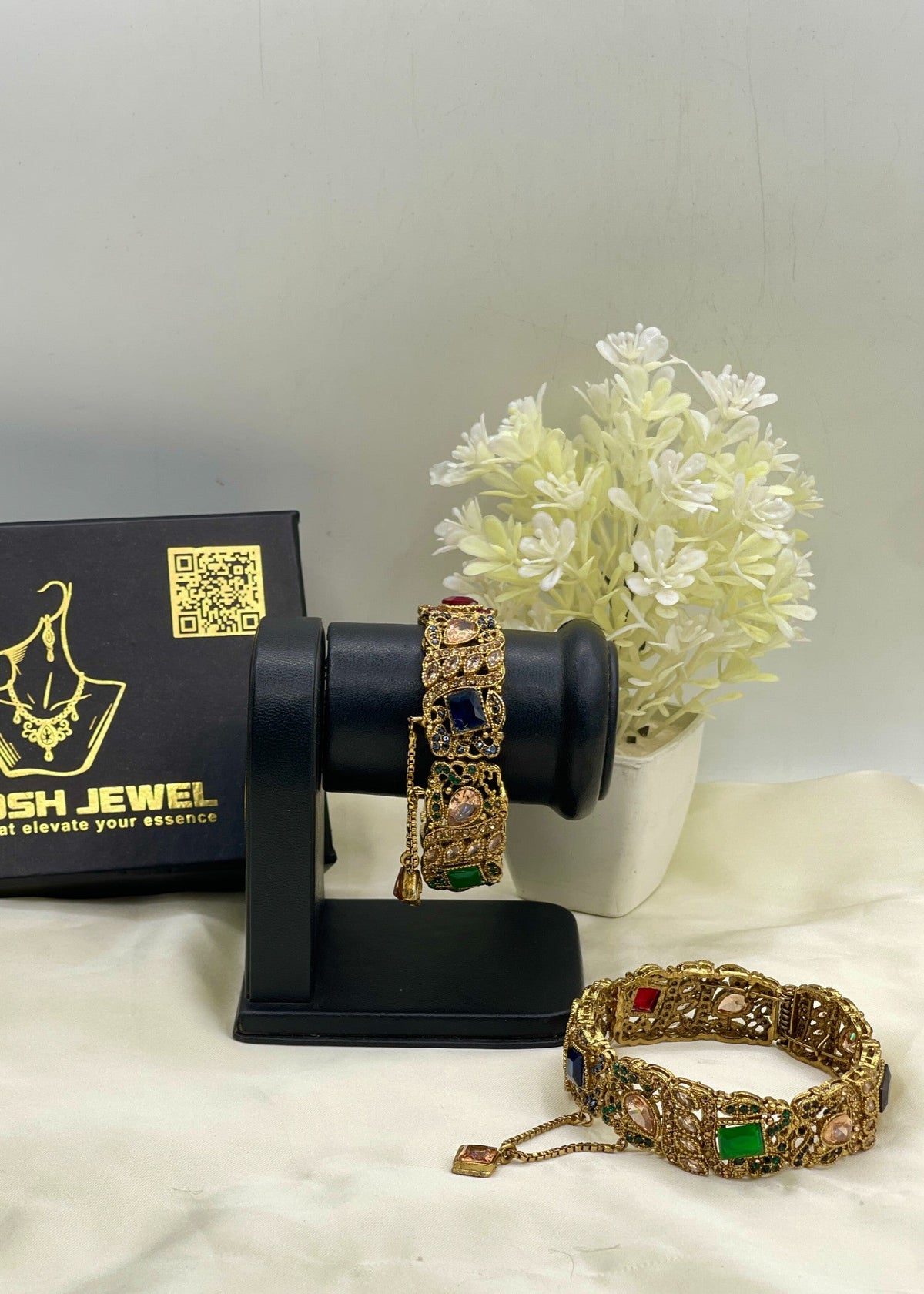 Shop the Hawra Adjustable Bangle from Zarosh Jewel