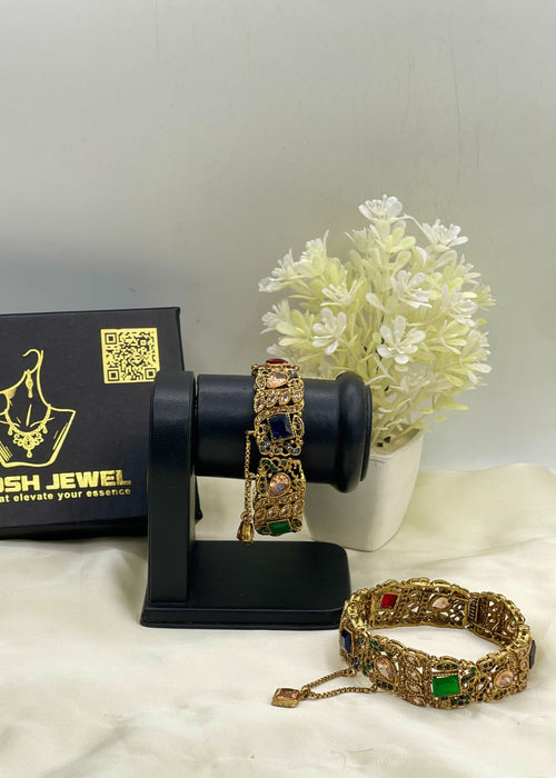 Shop the Hawra Adjustable Bangle from Zarosh Jewel