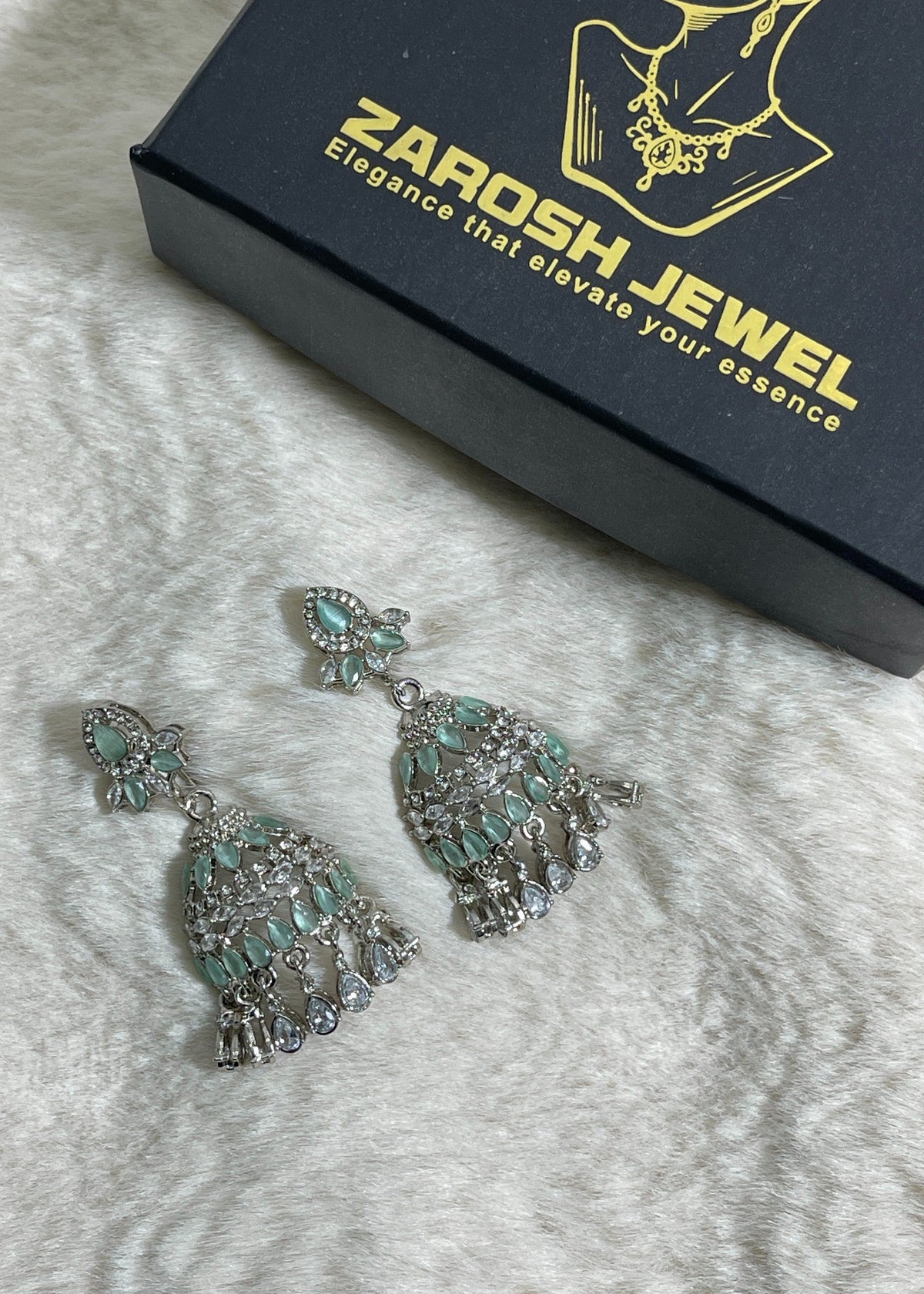 Shop the Heera Jhumkas from Zarosh Jewel