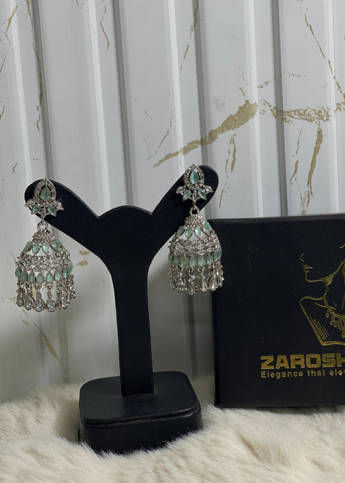 Shop the Heera Jhumkas from Zarosh Jewel