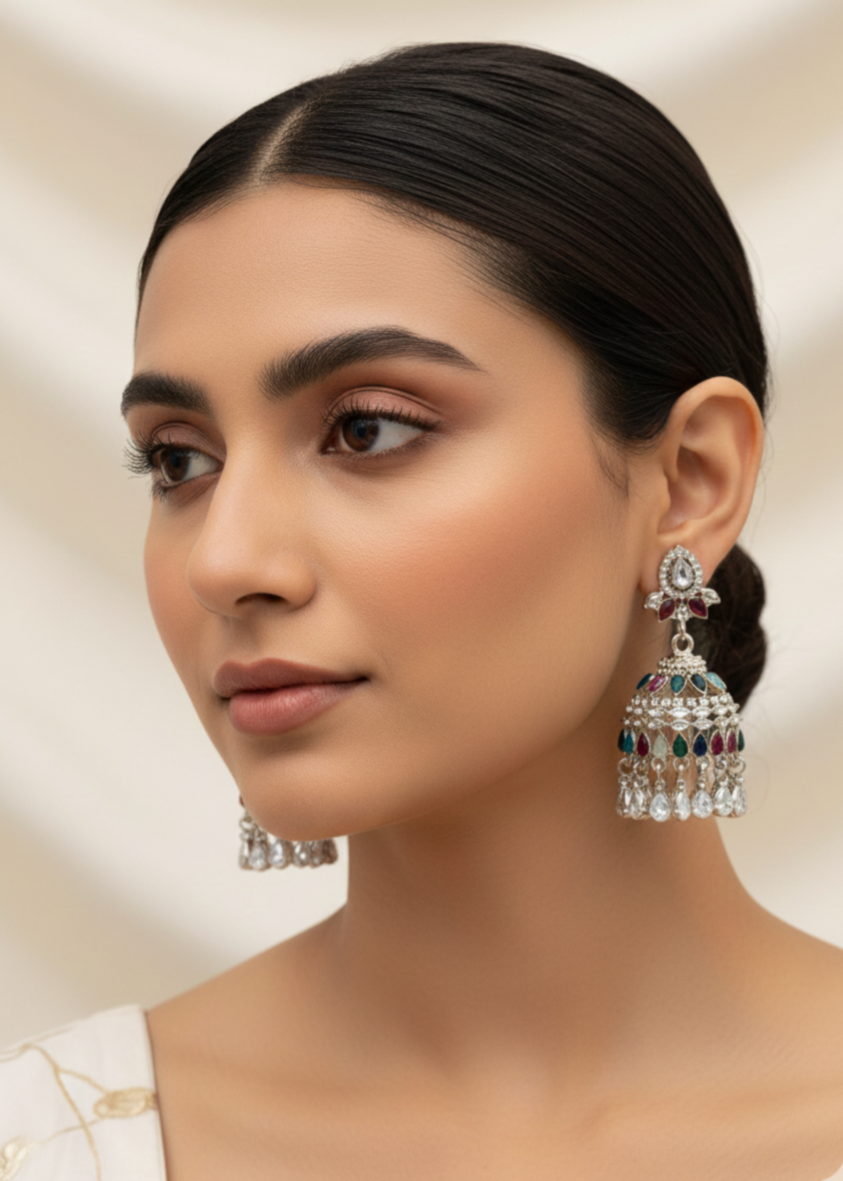 Shop the Heera Jhumkas from Zarosh Jewel