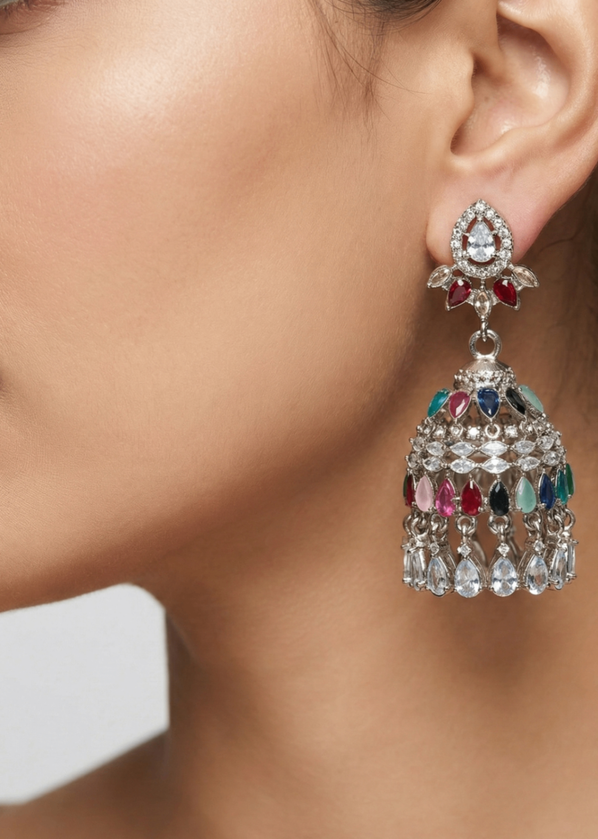 Shop the Heera Jhumkas from Zarosh Jewel