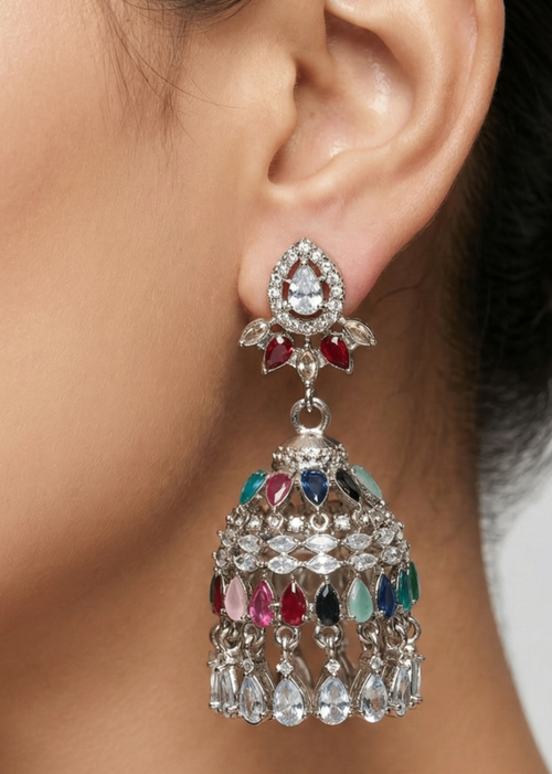 Shop the Heera Jhumkas from Zarosh Jewel