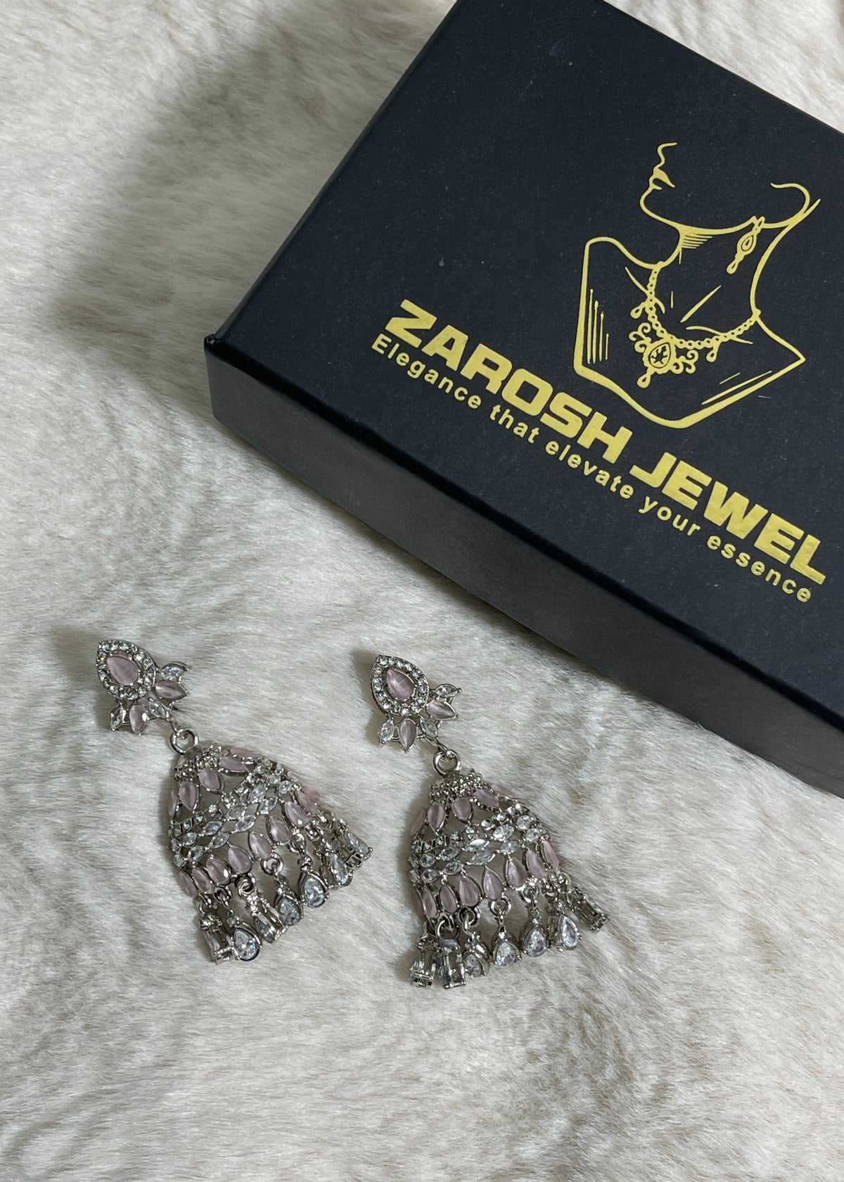 Shop the Heera Jhumkas from Zarosh Jewel