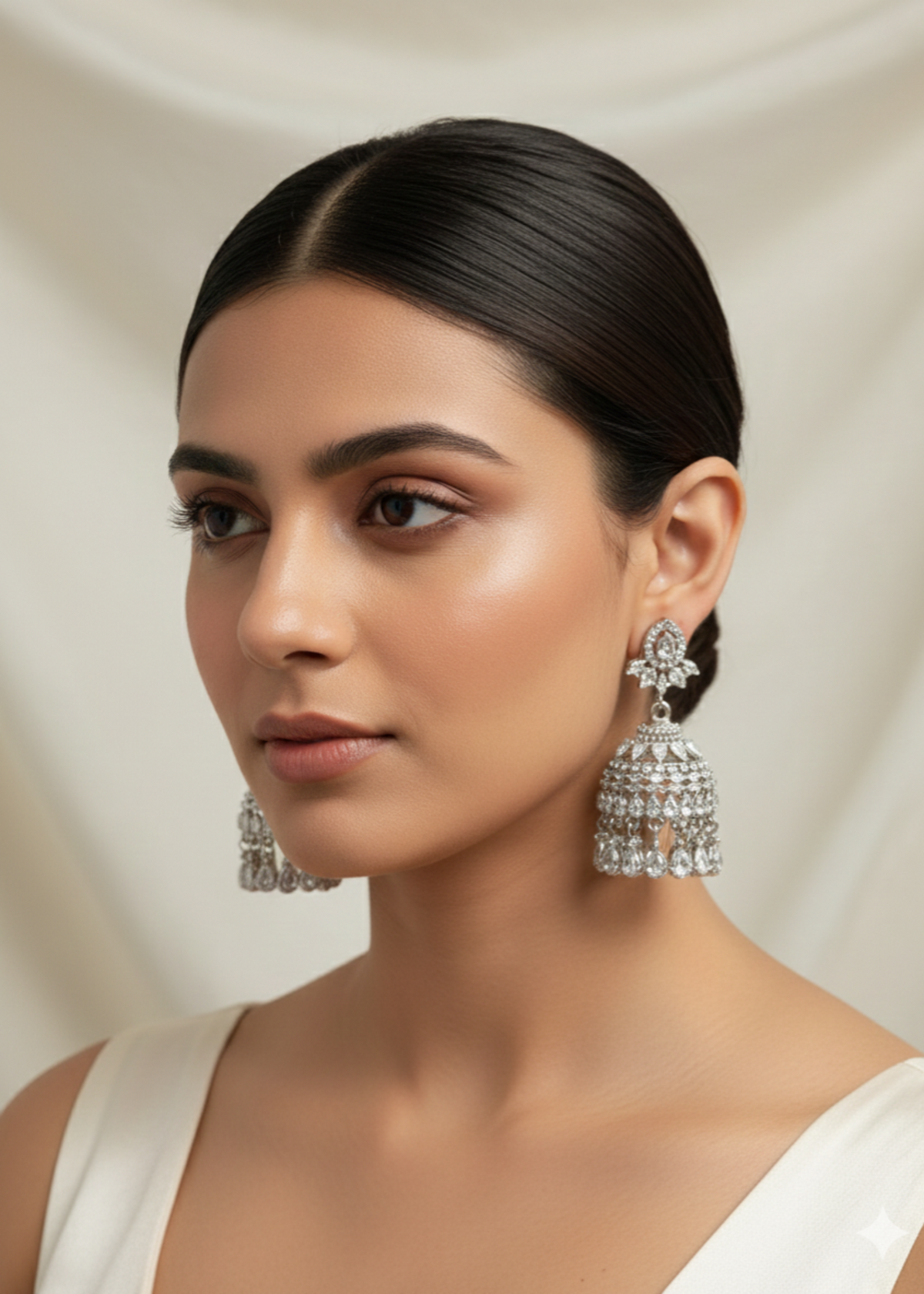 Shop the Heera Jhumkas from Zarosh Jewel