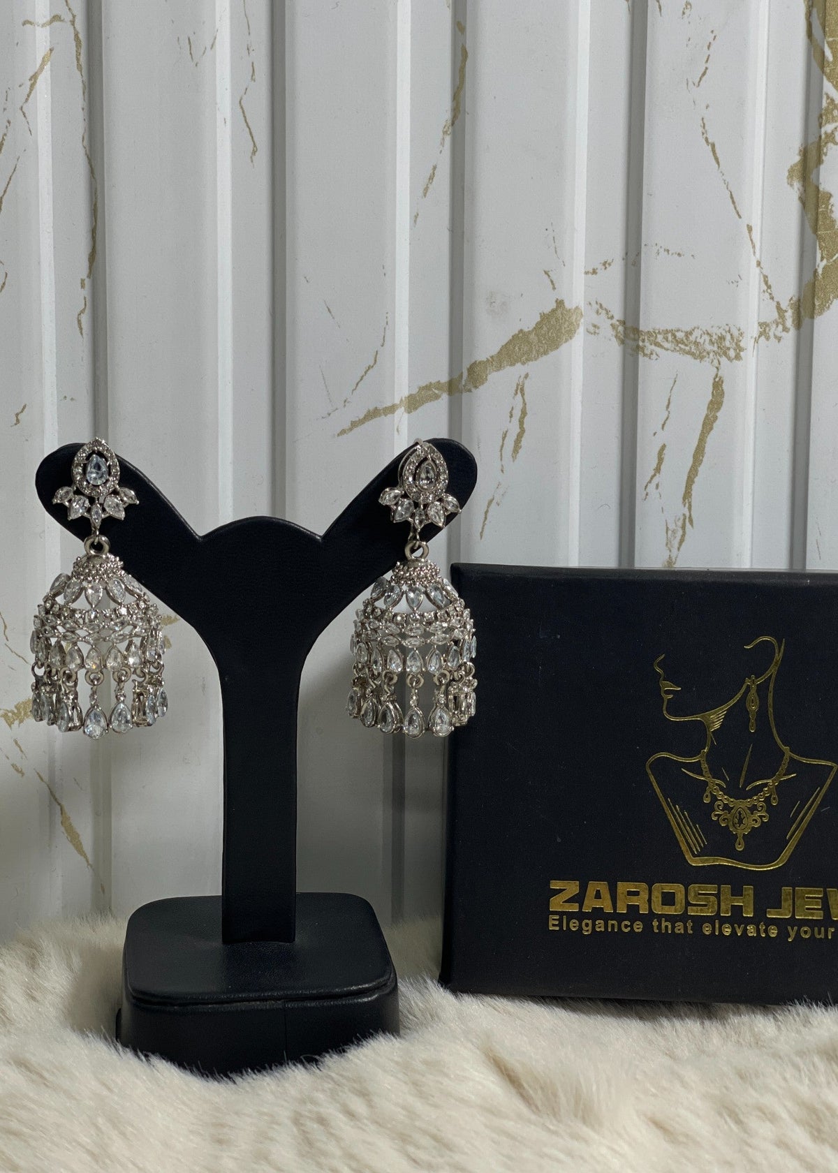 Shop the Heera Jhumkas from Zarosh Jewel