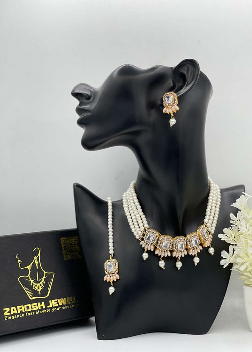 Shop the Heritage Pearl Choker Set from Zarosh Jewel