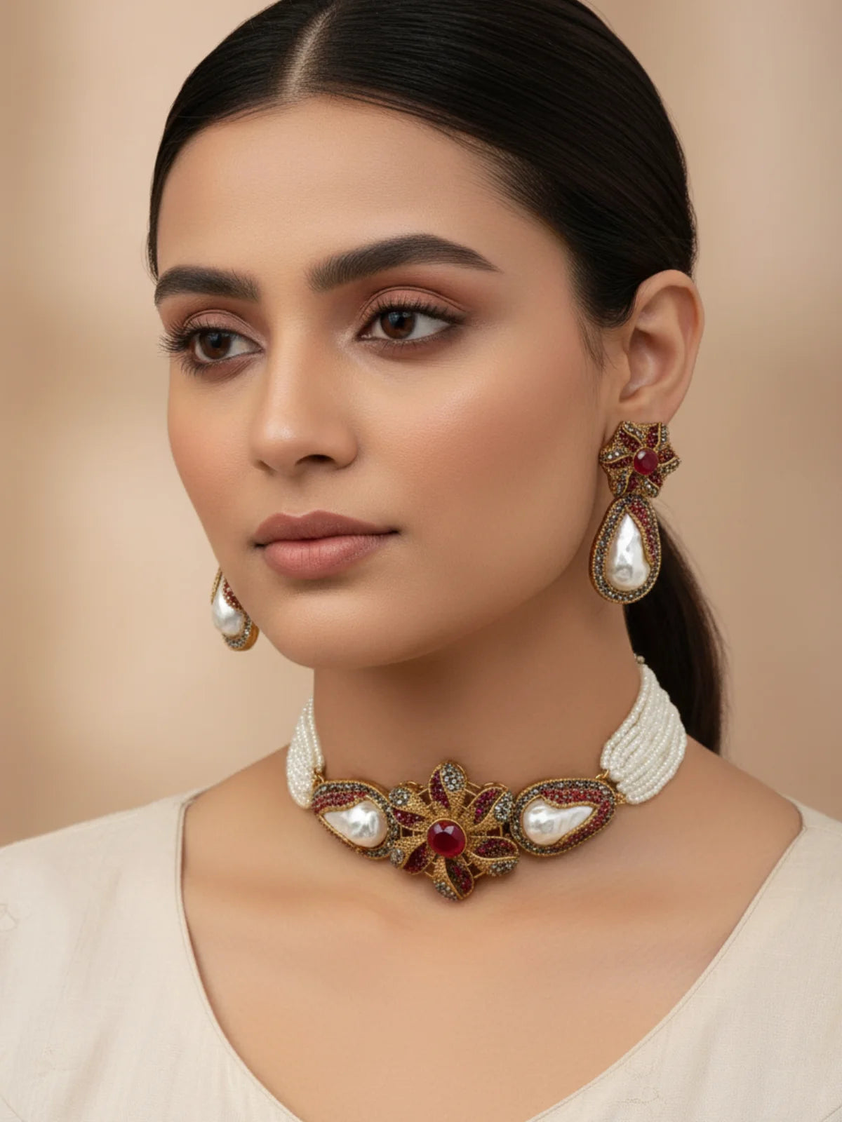 Hira Elegance Choker Set