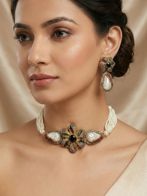 Hira Elegance Choker Set