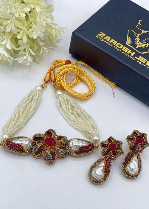 Shop the Hira Elegance Choker Set from Zarosh Jewel