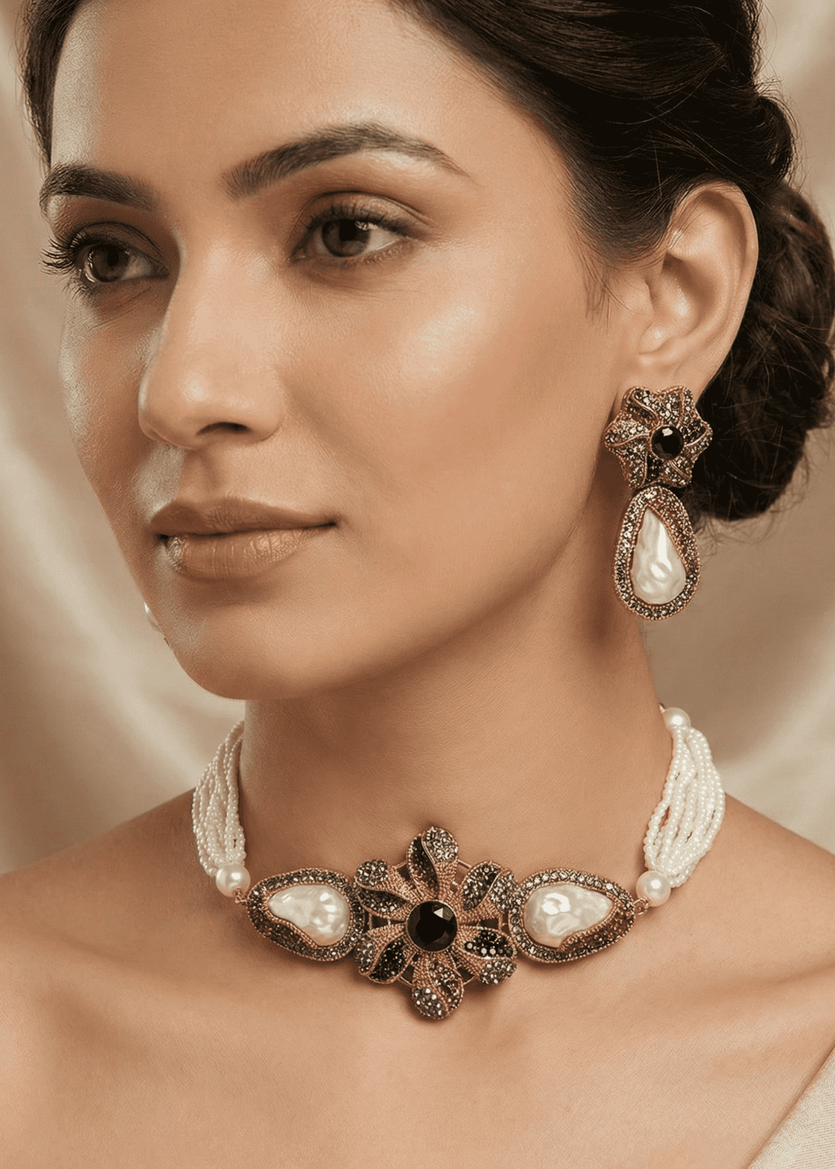Shop the Hira Elegance Choker Set from Zarosh Jewel