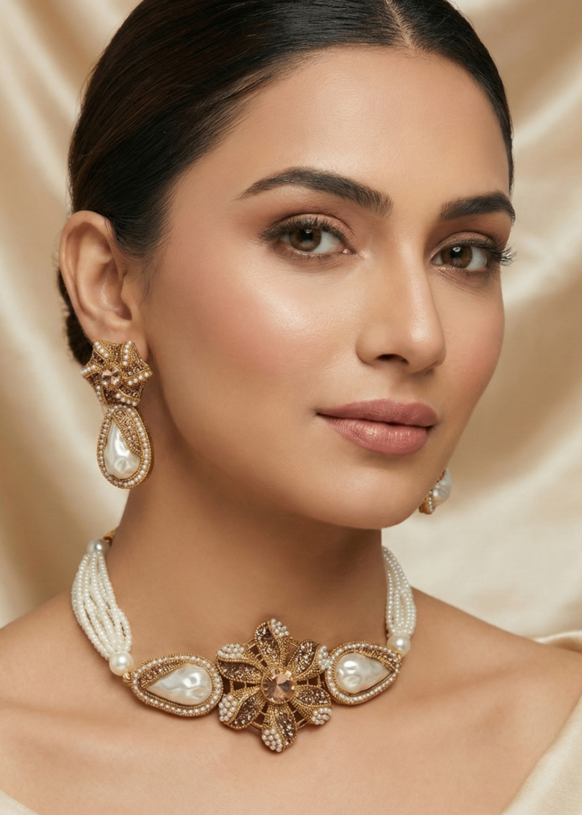 Shop the Hira Elegance Choker Set from Zarosh Jewel