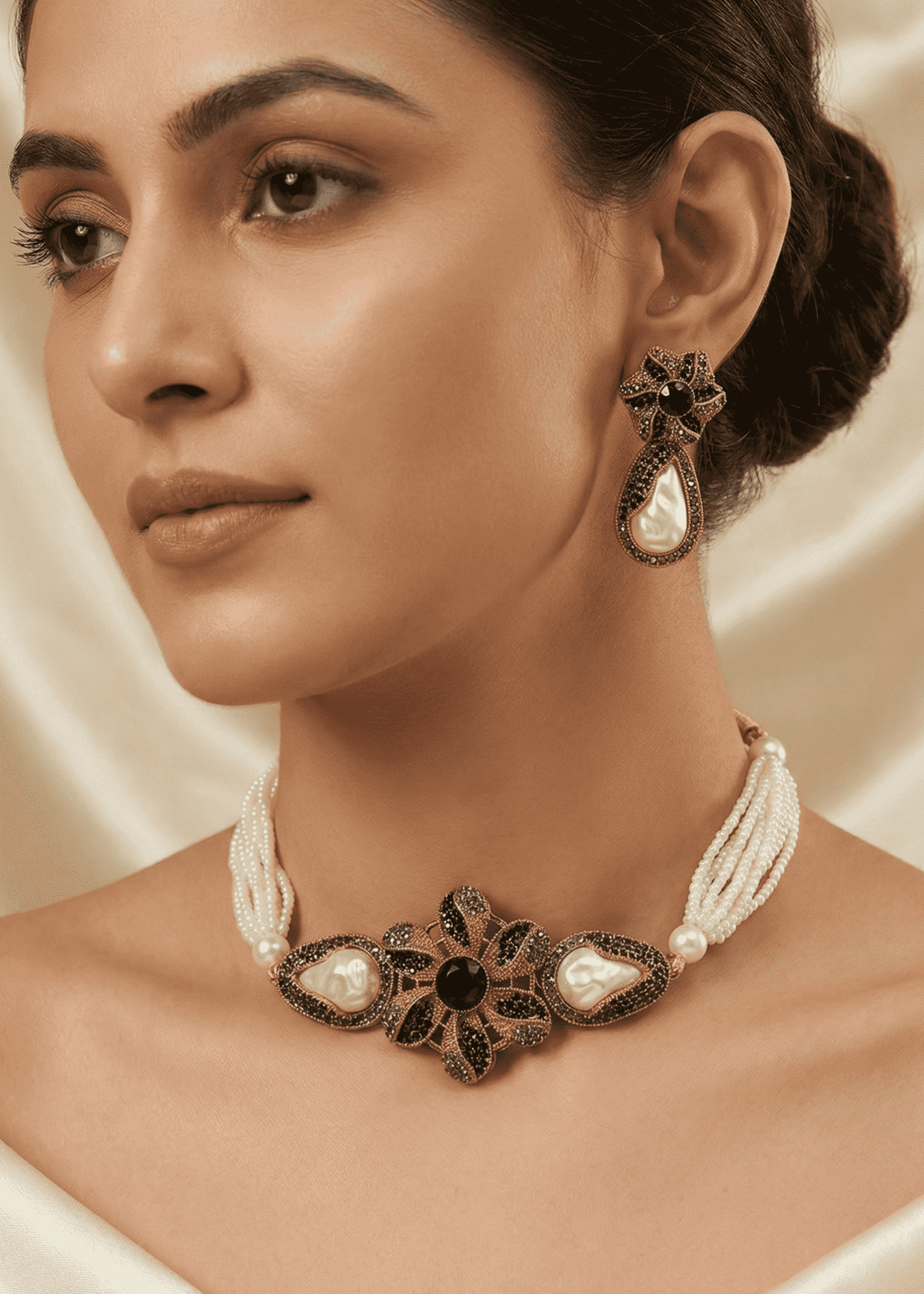 Shop the Hira Elegance Choker Set from Zarosh Jewel