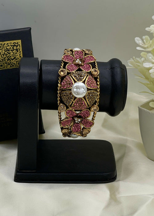 Shop the Hoor Floral Bangle from Zarosh Jewel