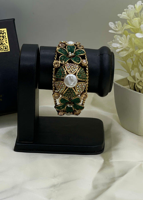 Shop the Hoor Floral Bangle from Zarosh Jewel