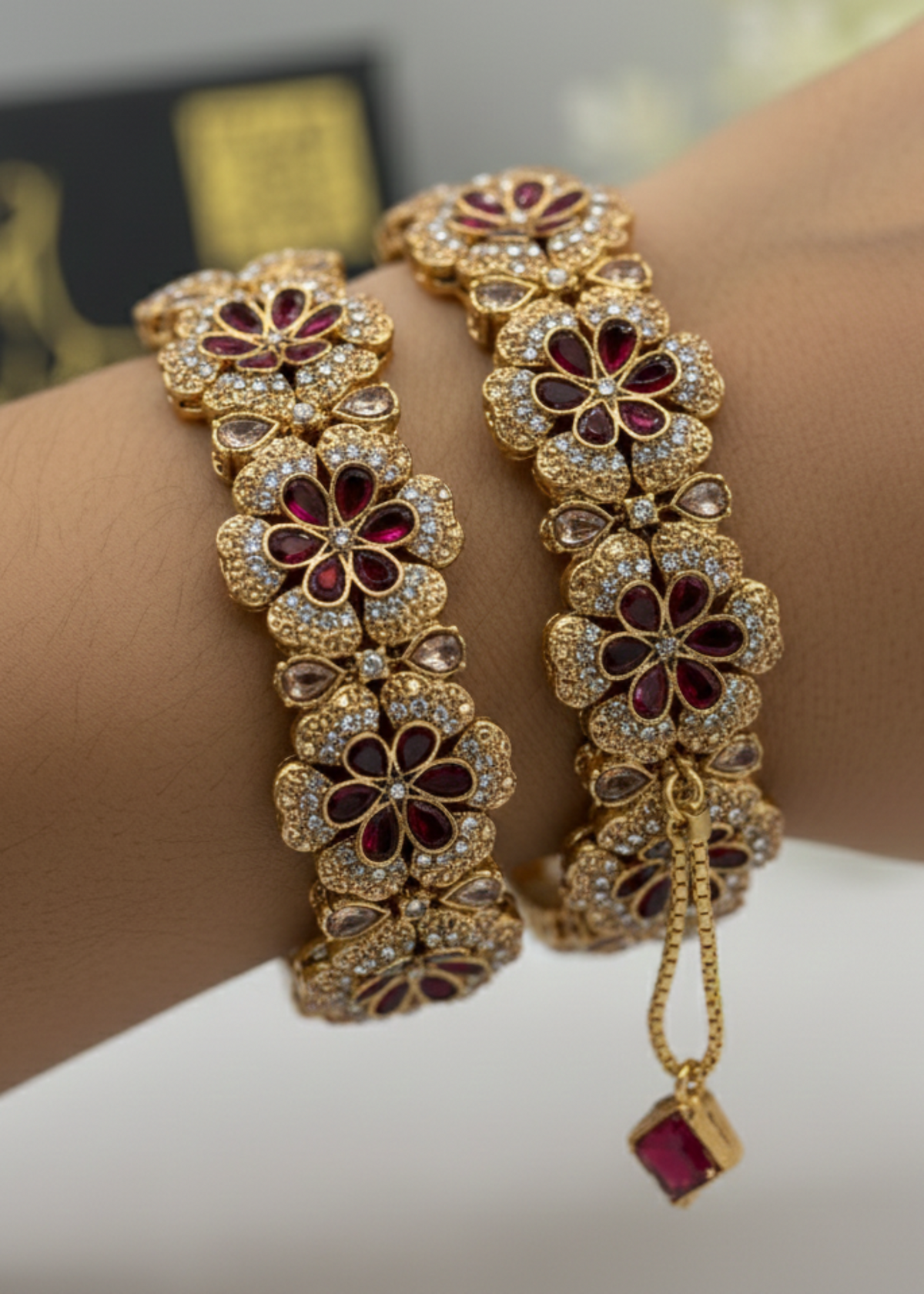 Shop the Hooram Openable Bangles from Zarosh Jewel