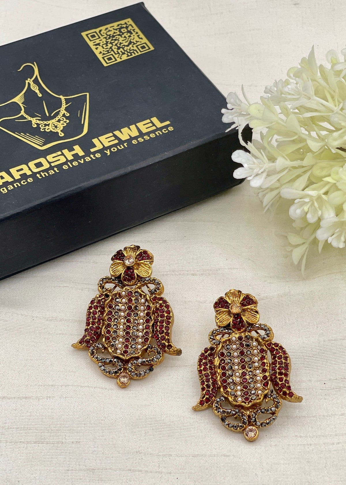 Shop the Huda Earring from Zarosh Jewel