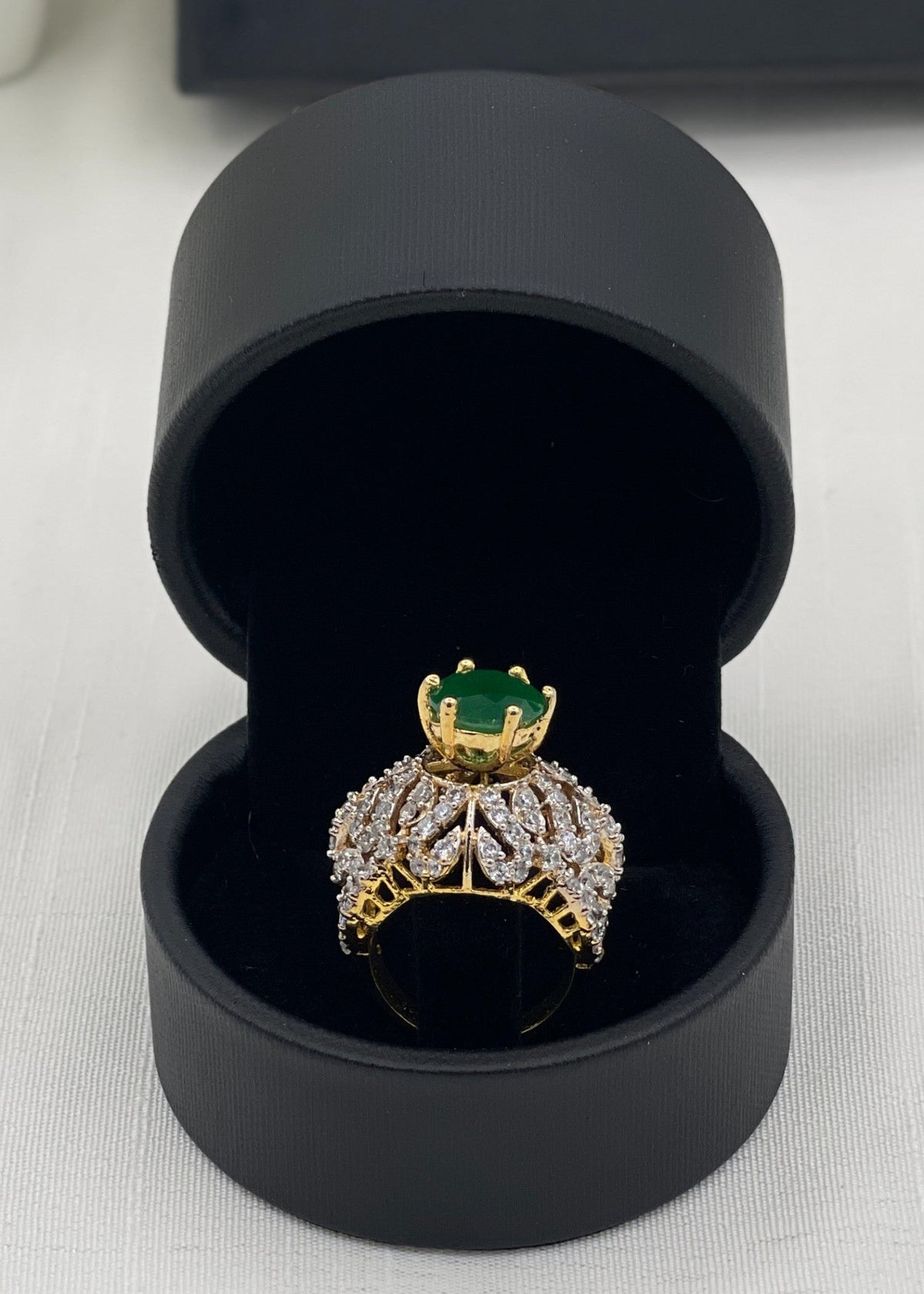 Shop the Huda Gold Plated Ring from Zarosh Jewel