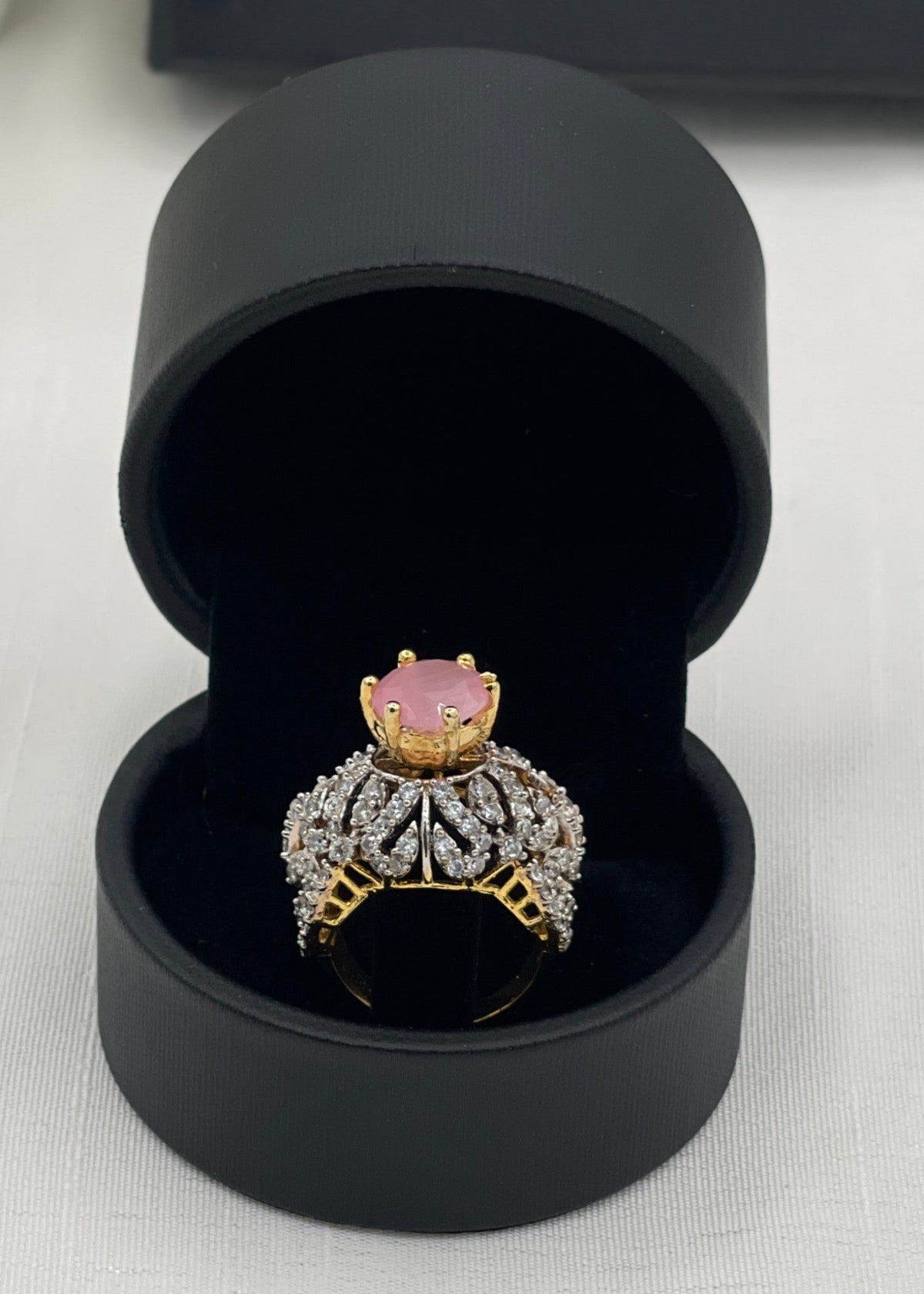 Shop the Huda Gold Plated Ring from Zarosh Jewel