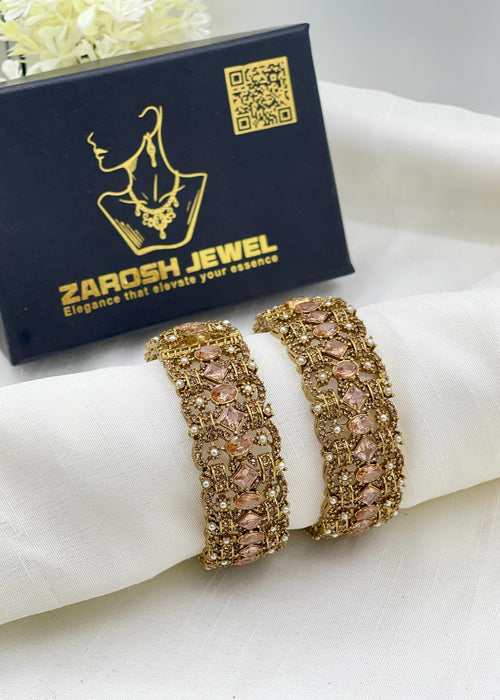 Shop the Humaira Openable Bangle Set from Zarosh Jewel