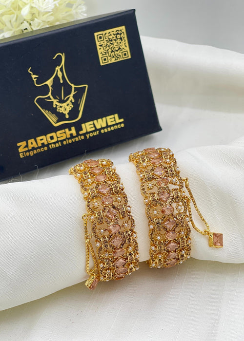 Shop the Humaira Openable Bangle Set from Zarosh Jewel
